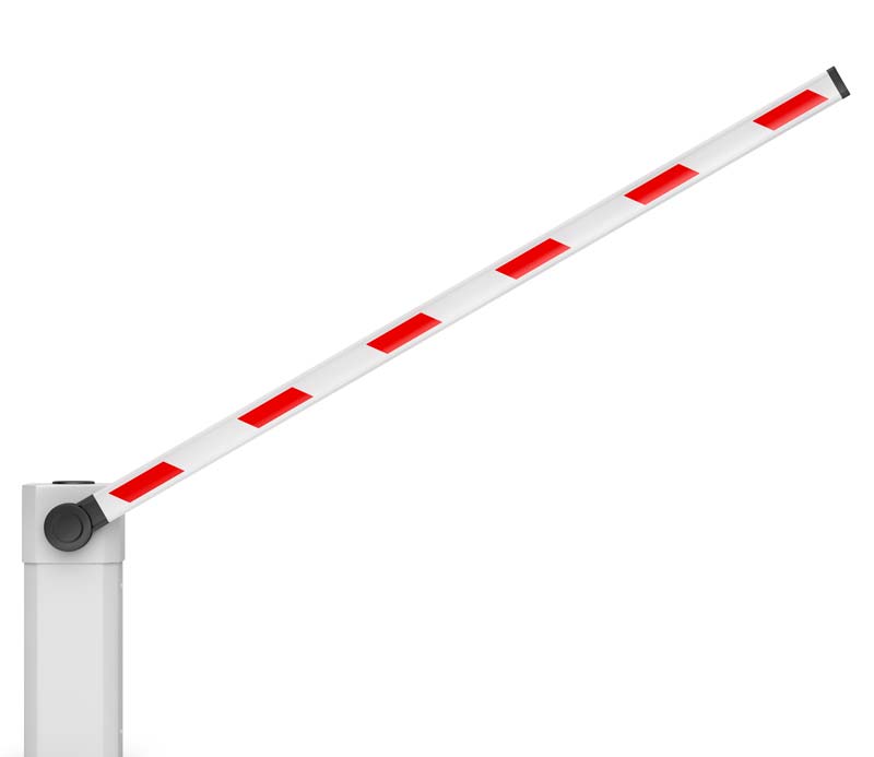 A half-open barrier