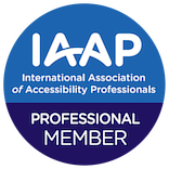 Badge of The International Association of Accessibility Professionals